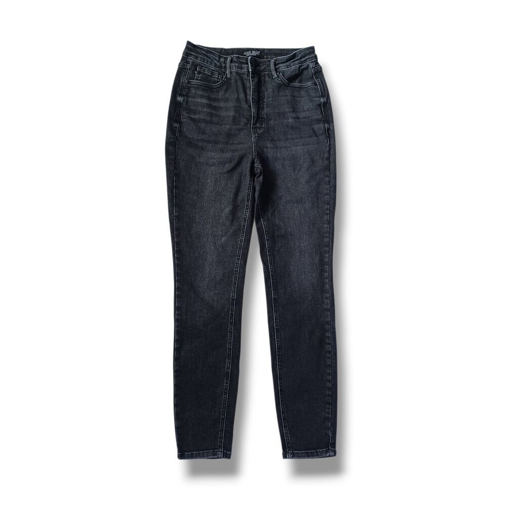 Judy Blue Womens Jeans Black Skinny Highrise JB88753 Stretch Size 27  27x28